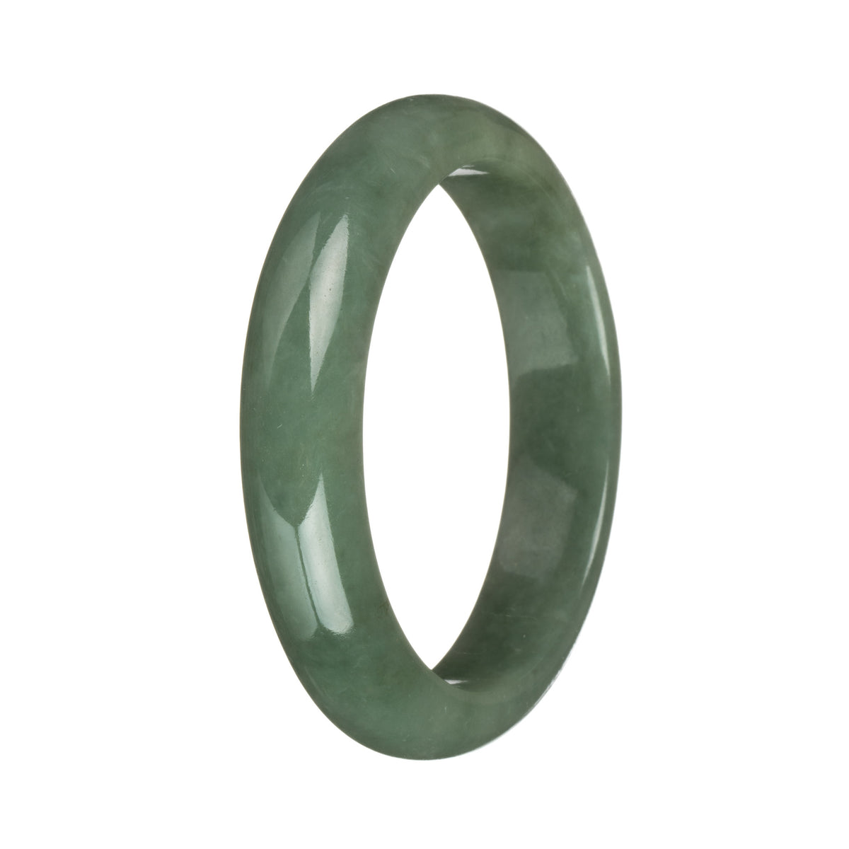 58.2mm Green Jade Bangle Bracelet