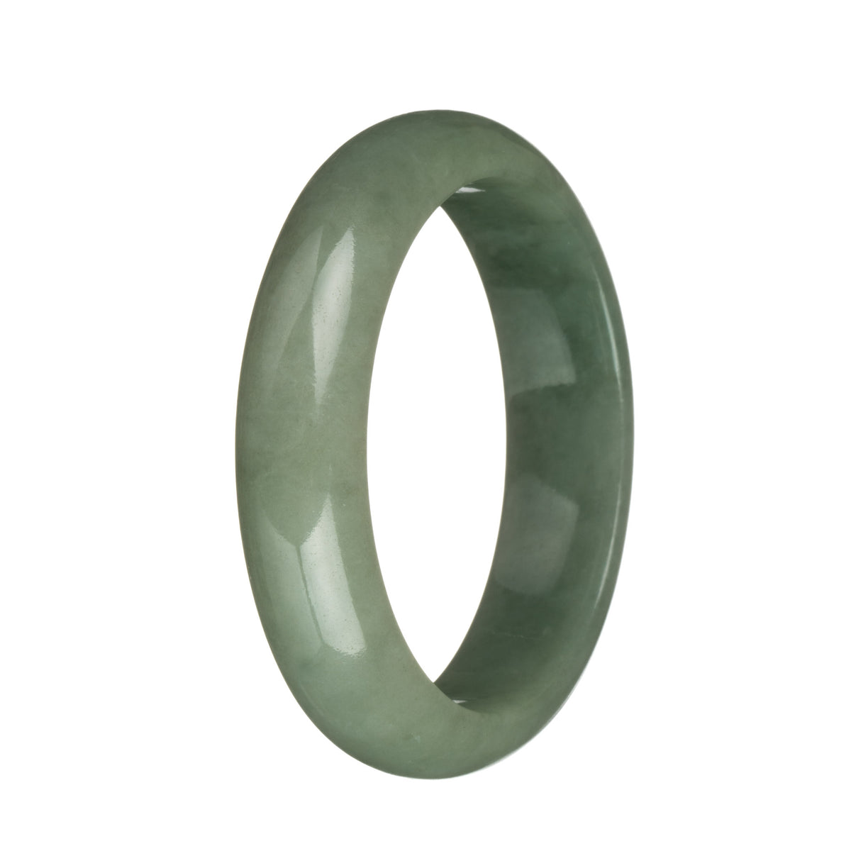 58.2mm Green Jade Bangle Bracelet