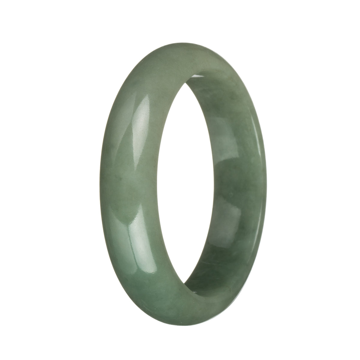 58.2mm Green Jade Bangle Bracelet