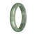 63mm Green Jade Bangle Bracelet