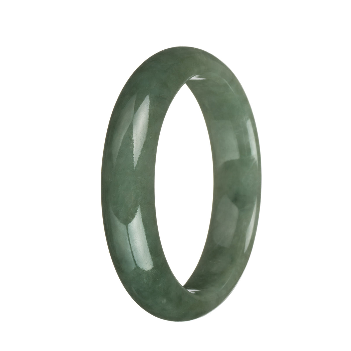 58.5mm Green Jade Bangle Bracelet