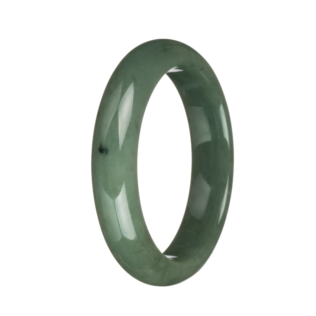 57.3mm Green Jade Bangle Bracelet