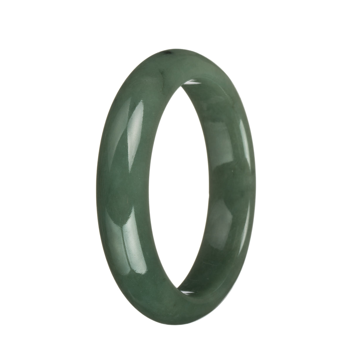 57.3mm Green Jade Bangle Bracelet