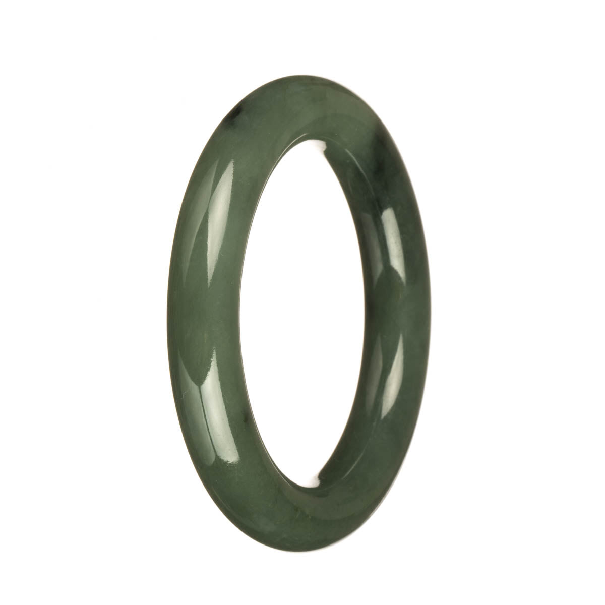 52.7mm Green Jade Bangle Bracelet