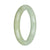 56.2mm Light Green Jade Bangle Bracelet