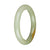 55mm Olive Green and Pale Green with Brown Patch Jade Bangle Bracelet