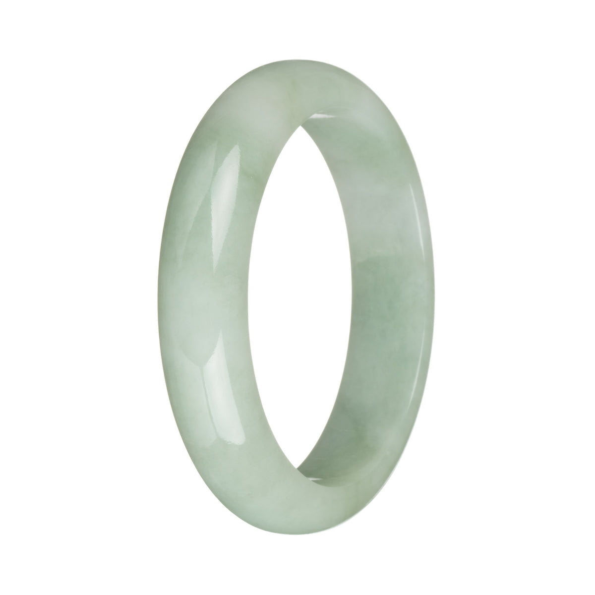 59mm Light Green Jade Bangle Bracelet