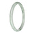 77.3mm Grey with Green Patterns Jade Bangle Bracelet