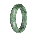 57.8mm Green Patterns Jade Bangle Bracelet