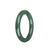 Genuine Grade A Green Jade Bracelet - 53mm Round