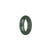 Certified Green Burma Jade Ring - US 8