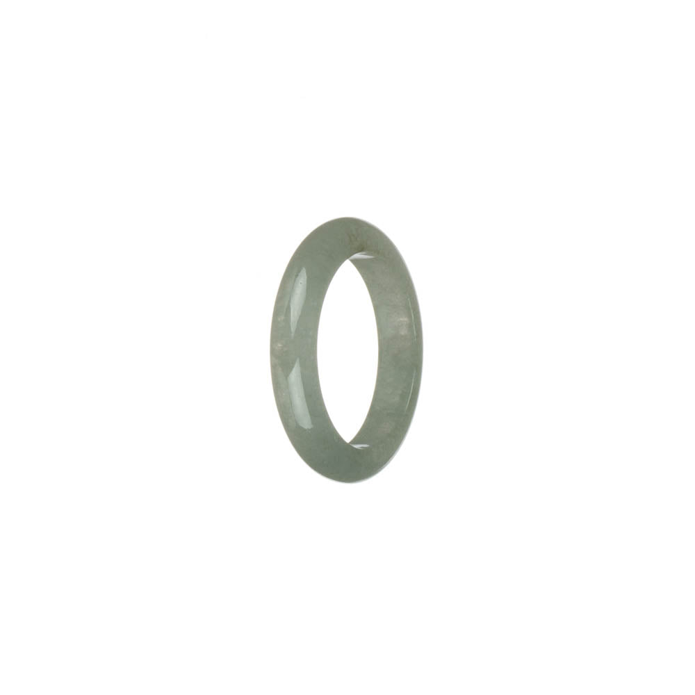 Genuine Pale Green Burmese Jade Ring- US 8.5