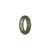 Certified Green Burma Jade Ring - US 8.25