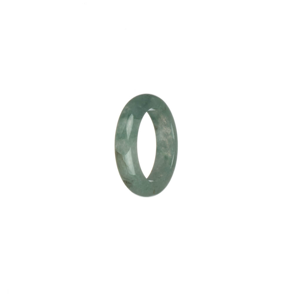 Certified Green Jadeite Jade Ring - US 6
