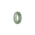 Genuine Pale Green Burmese Jade Ring  - US 6