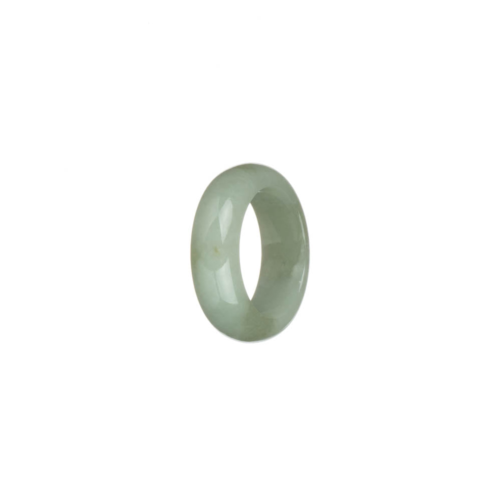 Genuine Pale Green Burmese Jade Ring- US 6