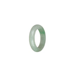 Certified White with Apple Green Jade Band - US 7
