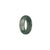 Authentic Green and Pale Green Burma Jade Band - US 7