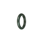Genuine Dark Green Burma Jade Ring - US 7.25
