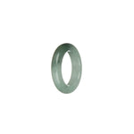 Certified Pale Green, and Green with Apple Green Pattern Burmese Jade Band - US 7