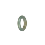 Certified Light Green with Yellow Pattern Jade Band - US 5.5