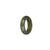 Genuine Olive Green Jade Band - US 7.75