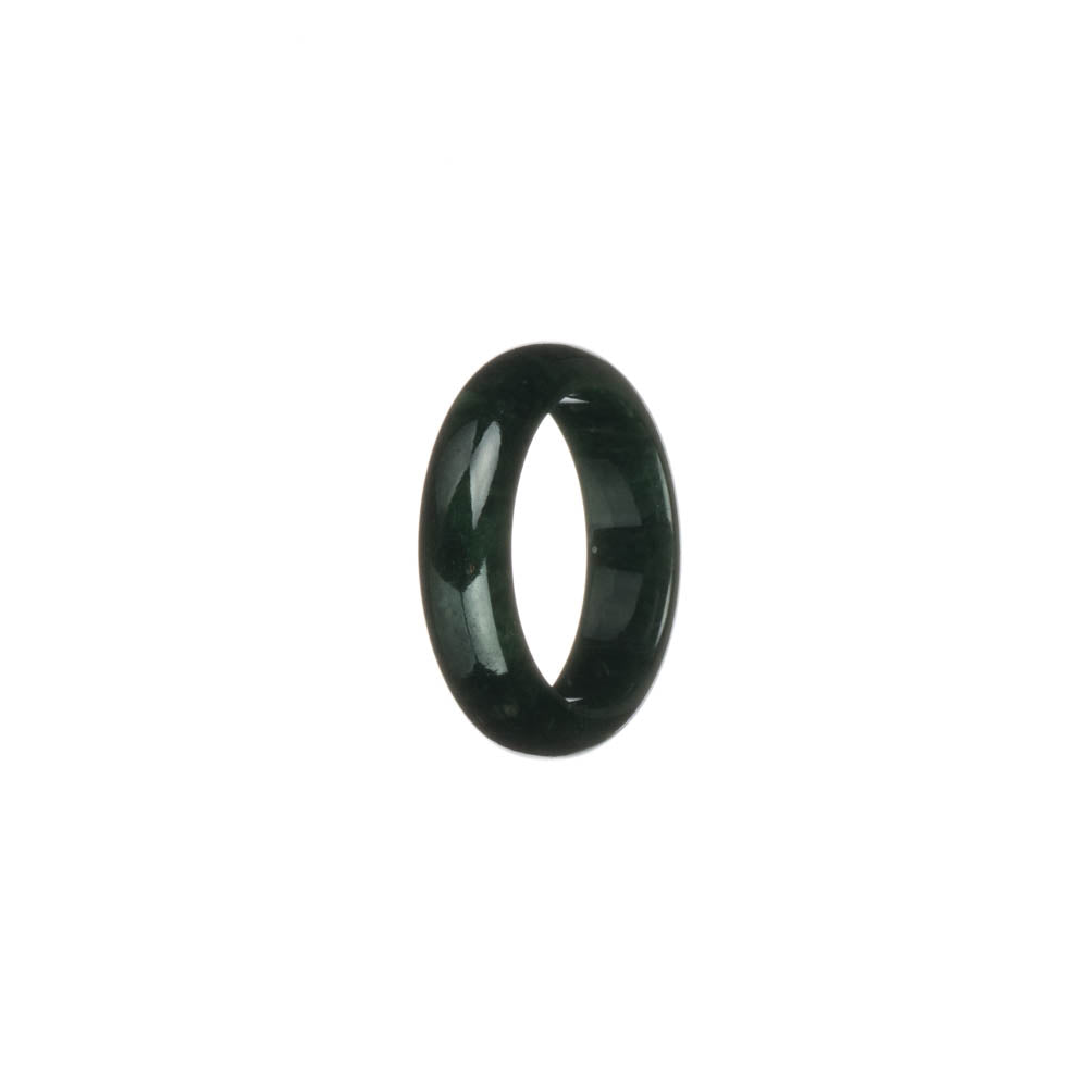 Genuine Deep Green Jade Band - US 8.75