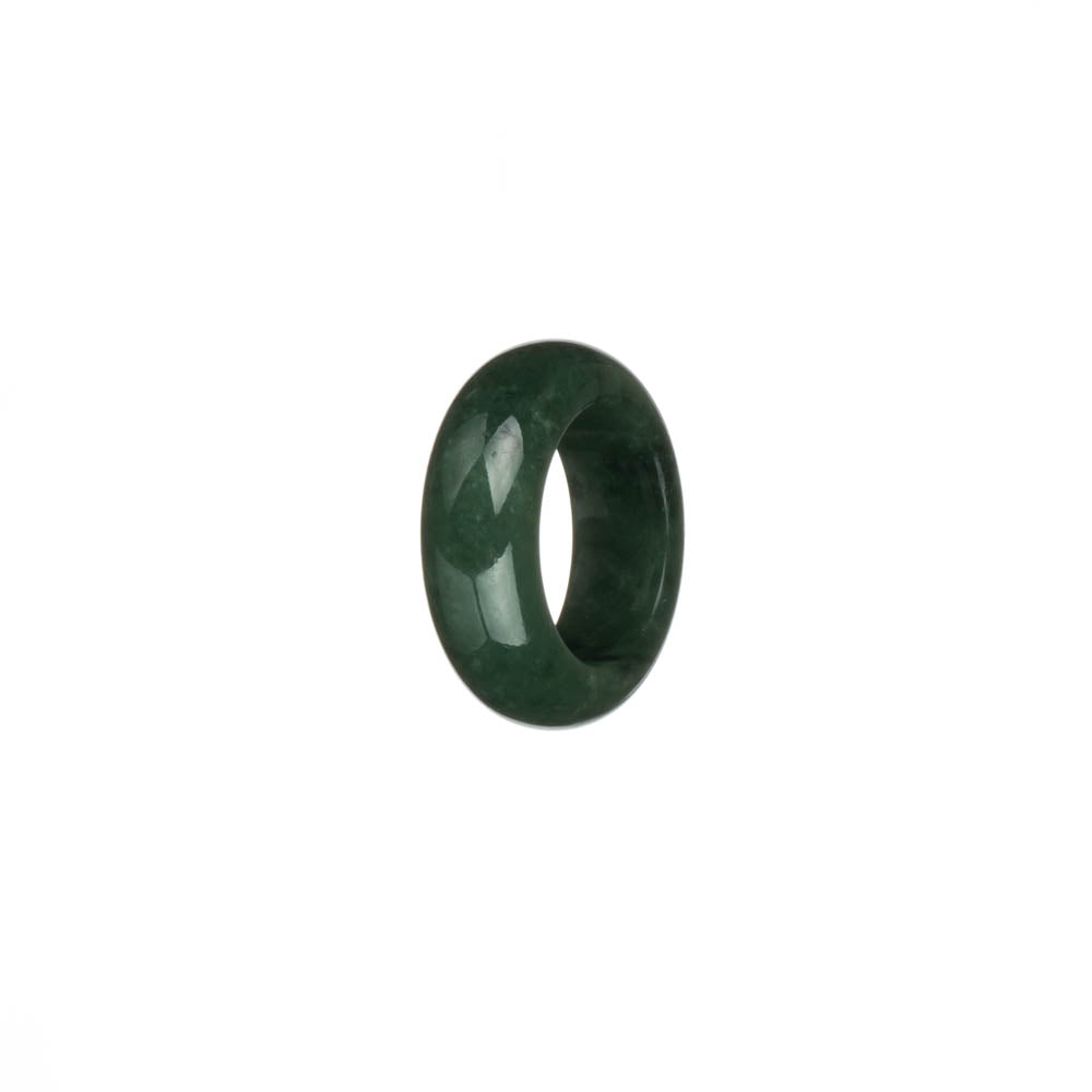 Authentic Green Jadeite Jade Ring- US 4.5