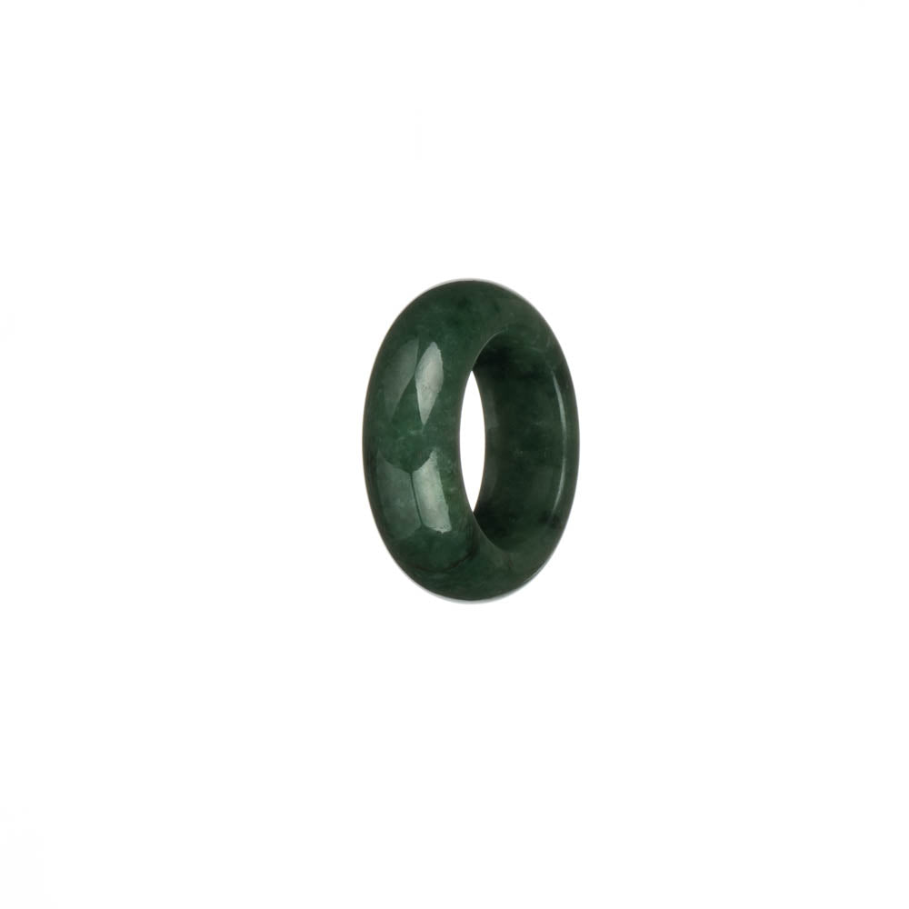 Authentic Green Jadeite Jade Ring- US 4.5