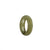 Certified Olive Green Jade Band - US 9.75