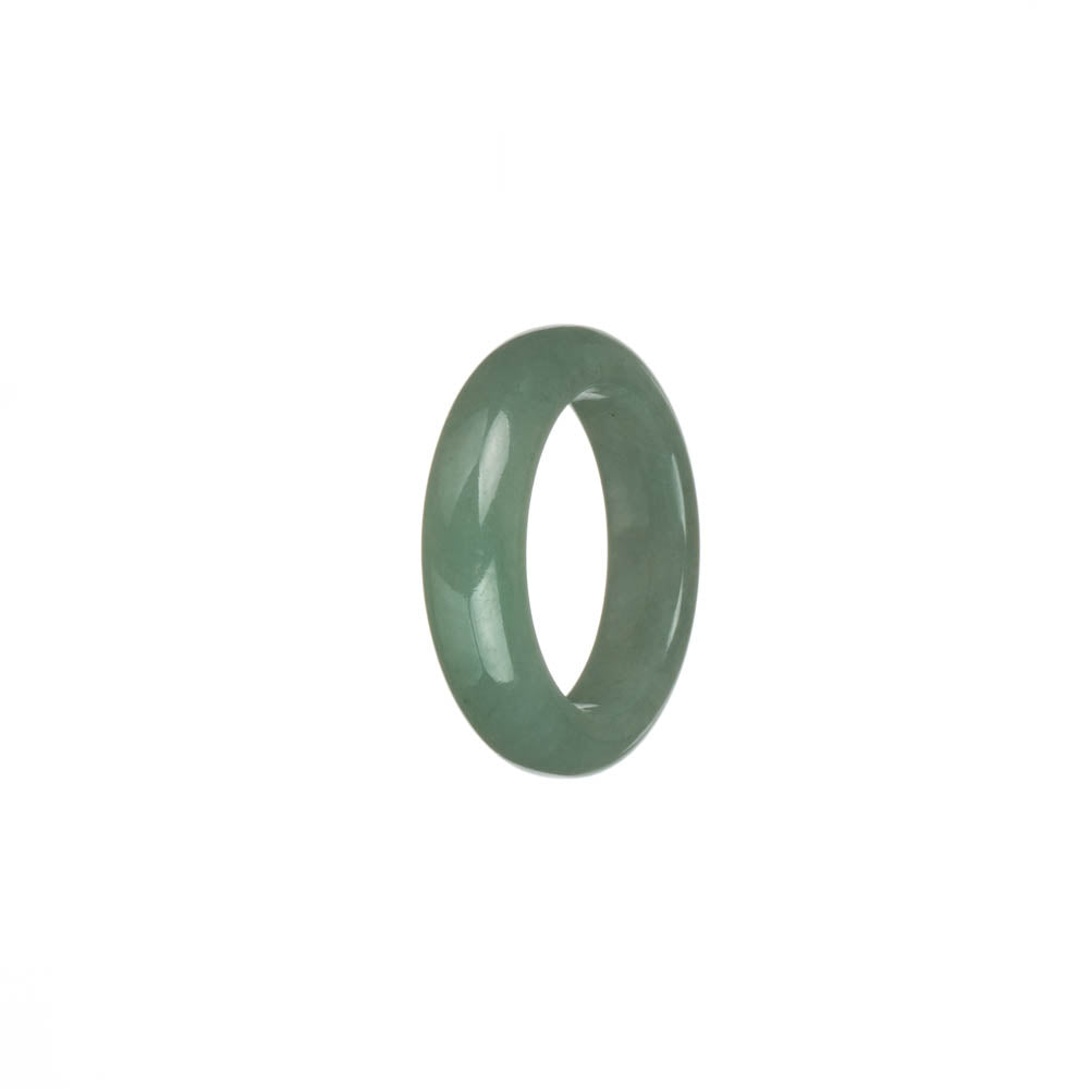 Authentic Light Green Jade Band - US 9.5