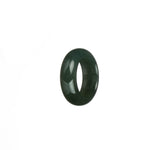 Genuine Deep Green Jade Band - US 7.5