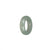 Certified Pale Green Burma Jade Band - US 8