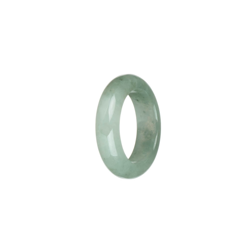 Genuine Light Green Jade Ring - US 9.5