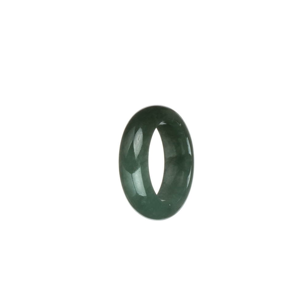 Real Green Jadeite Jade Band - US 7