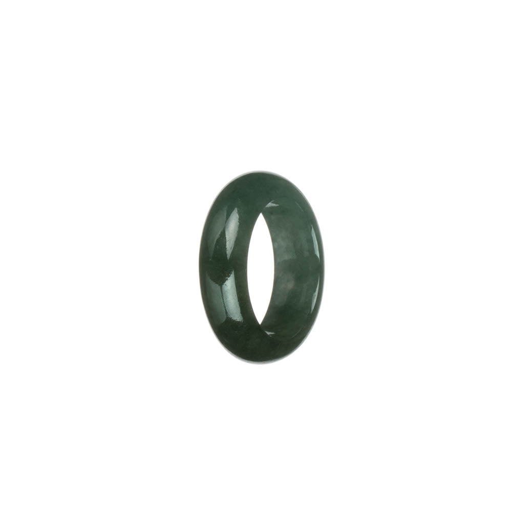 Real Green Jadeite Jade Band - US 7