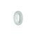 Authentic White Jadeite Jade Ring  - US 9.25