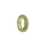 Genuine Olive Green Jadeite Jade Band - US 9.5