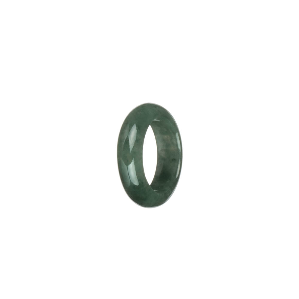 Genuine Green Jadeite Jade Band - US 5.75