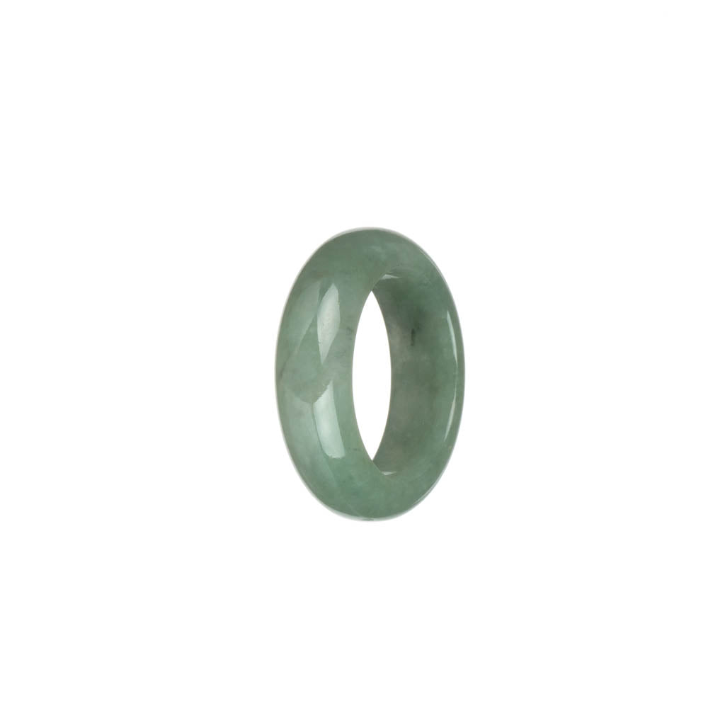 Certified Pale Green Jadeite Jade Band - US 9.25