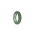 Real Light Green Burma Jade Ring  - US 7