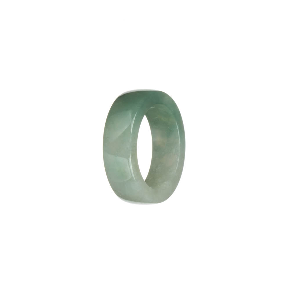 Genuine Green and Pale Green Burma Jade Band - US 9