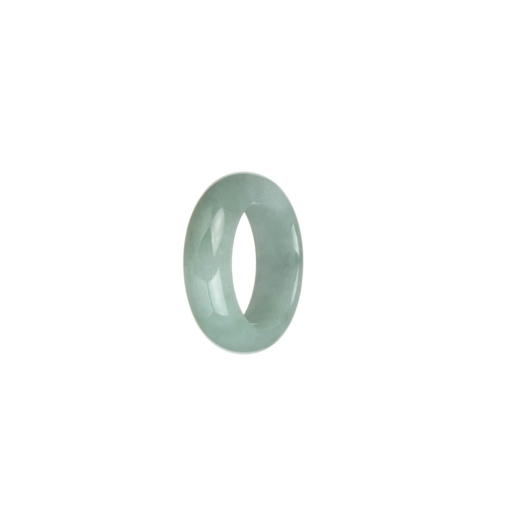 Certified Pale Green Jadeite Jade Ring- US 6