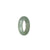 Certified Light Green Jadeite Jade Ring - US 8.25