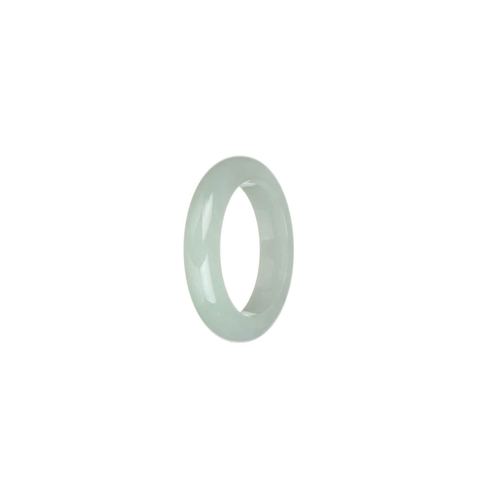 Genuine White Jadeite Jade Ring- US 8.25