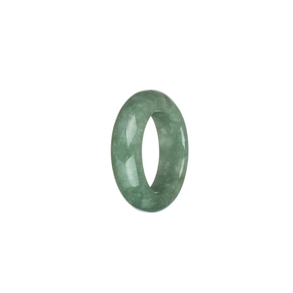 Genuine Green Burma Jade Band - US 9.5