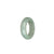 Authentic Light Green Jade Ring - US 9.25