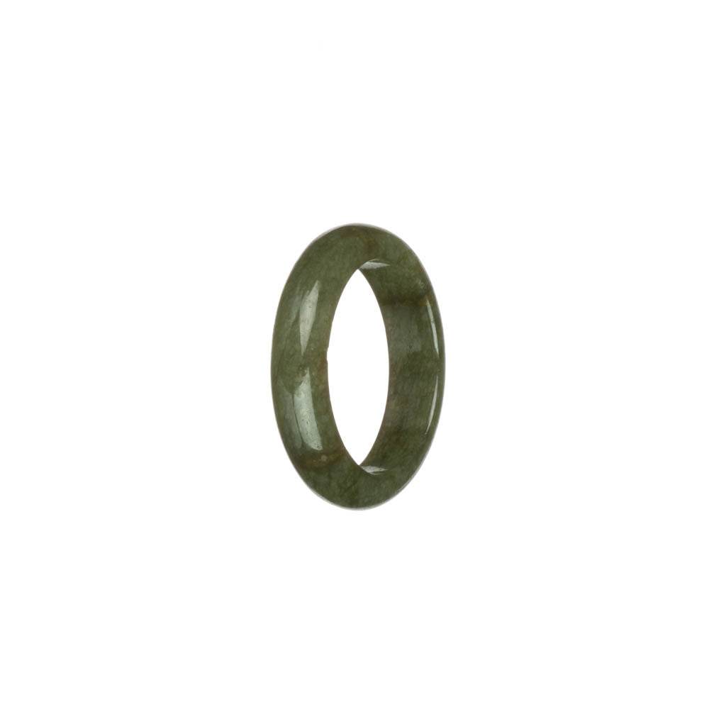 Certified Olive Green Jade Band - US 10