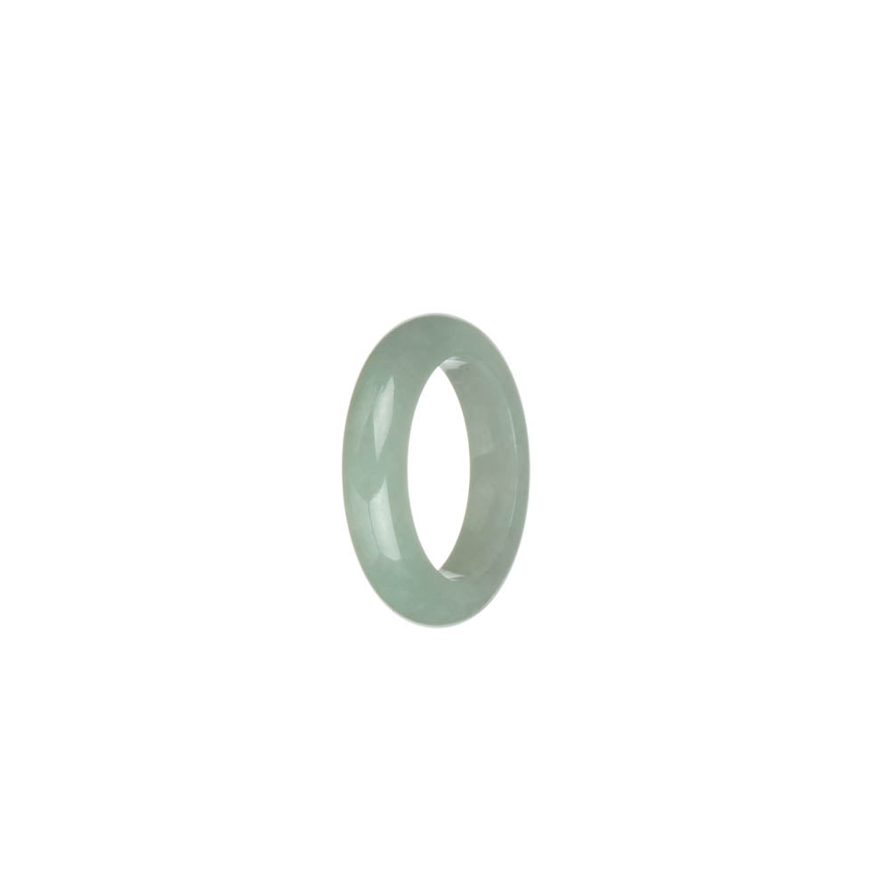 Real Pale Green Jade Band - US 6