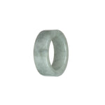 Genuine Grey Burma Jade Thumb Ring- US 12